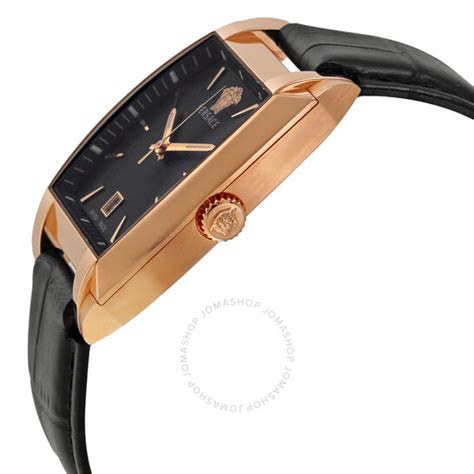 Versace Character Black Dial Rose Gold Ion